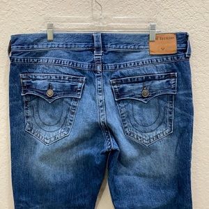 True Religion Men's Straight Jeans in Blue